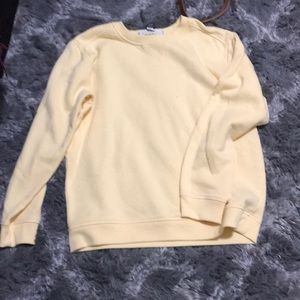 REPOSH! yellow crew neck!
